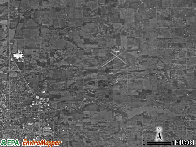 Howard township, Indiana satellite photo by USGS