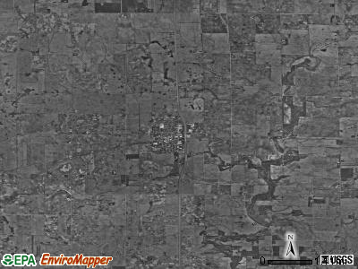 Grant township, Indiana satellite photo by USGS