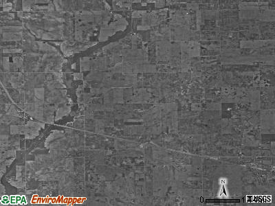 Bolivar township, Indiana satellite photo by USGS