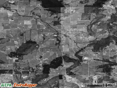 Price township, Arkansas satellite photo by USGS