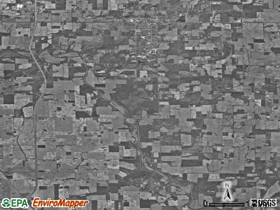 Jefferson township, Indiana satellite photo by USGS