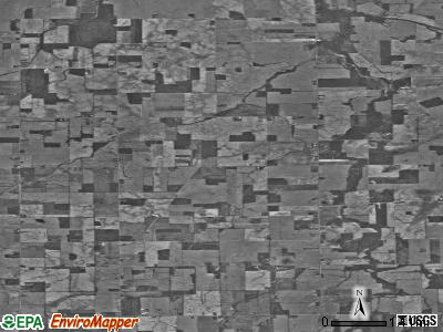 Knox township, Indiana satellite photo by USGS