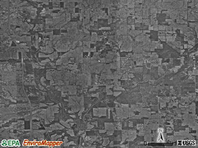 Pine township, Indiana satellite photo by USGS