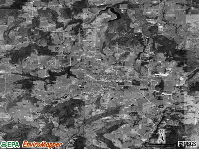 Starr Hill township, Arkansas satellite photo by USGS
