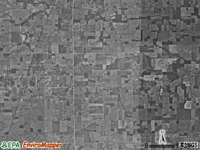 Pike township, Indiana satellite photo by USGS
