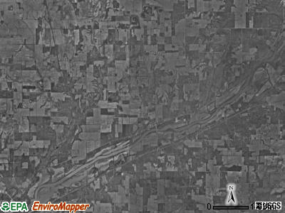 Warren township, Indiana satellite photo by USGS