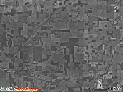 Niles township, Indiana satellite photo by USGS