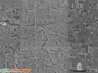 Ward township, Indiana satellite photo by USGS