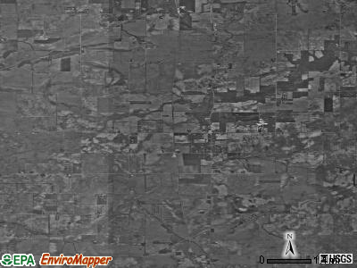 Randolph township, Indiana satellite photo by USGS