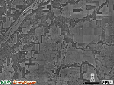 Shawnee township, Indiana satellite photo by USGS