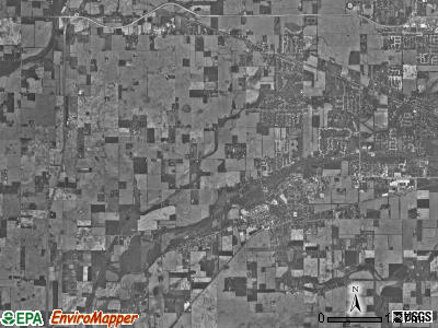 Mount Pleasant township, Indiana satellite photo by USGS