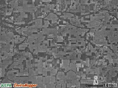 Stoney Creek township, Indiana satellite photo by USGS
