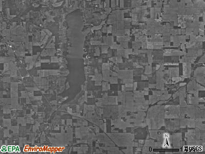 Perry township, Indiana satellite photo by USGS