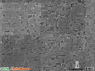 Greensfork township, Indiana satellite photo by USGS