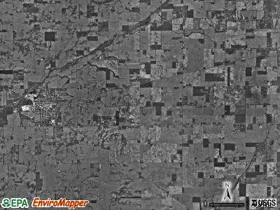Stony Creek township, Indiana satellite photo by USGS
