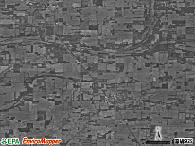 Adams township, Indiana satellite photo by USGS
