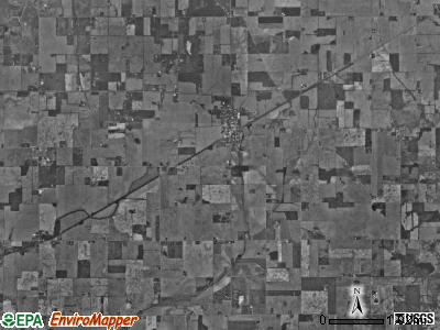 Blue River township, Indiana satellite photo by USGS