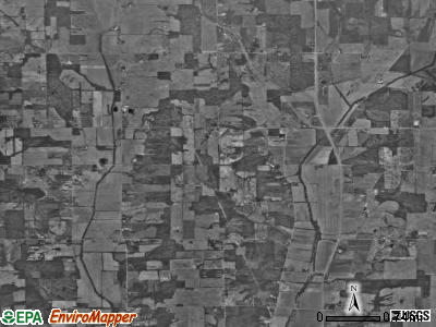 Dalton township, Indiana satellite photo by USGS