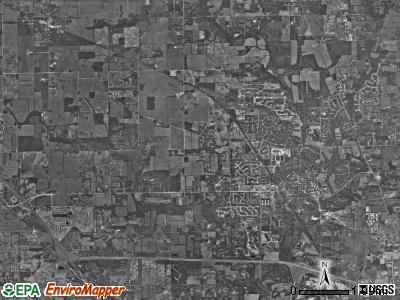 Eagle township, Indiana satellite photo by USGS