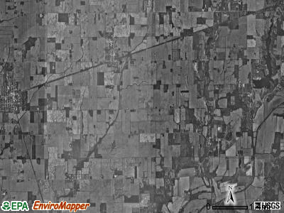 Greensboro township, Indiana satellite photo by USGS