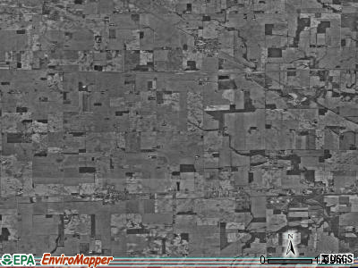 Dudley township, Indiana satellite photo by USGS