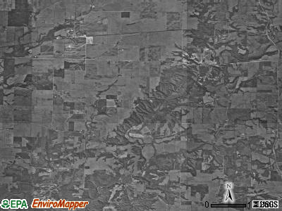 Russell township, Indiana satellite photo by USGS