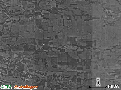 Franklin township, Indiana satellite photo by USGS