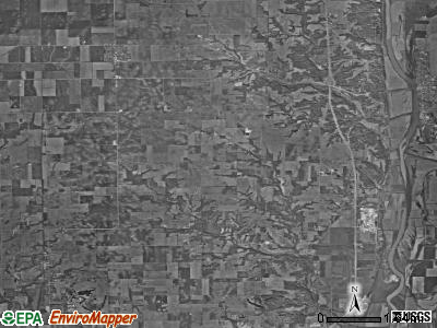 Helt township, Indiana satellite photo by USGS