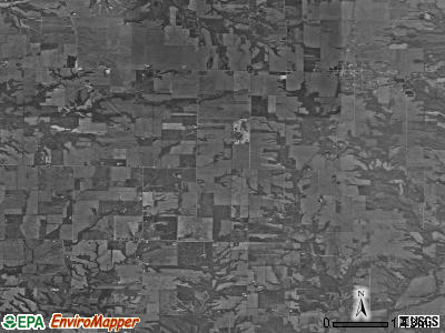 Monroe township, Indiana satellite photo by USGS