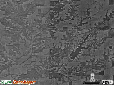 Floyd township, Indiana satellite photo by USGS