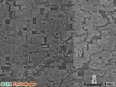 Posey township, Indiana satellite photo by USGS