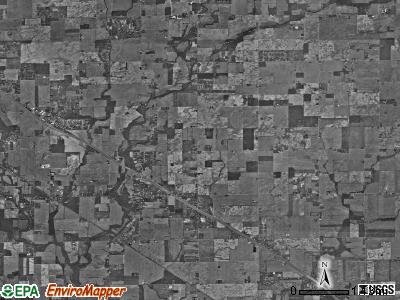 Moral township, Indiana satellite photo by USGS