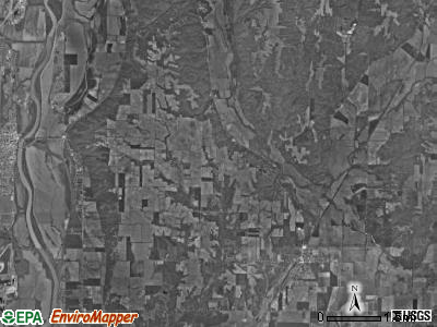 Florida township, Indiana satellite photo by USGS