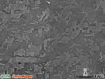 Raccoon township, Indiana satellite photo by USGS