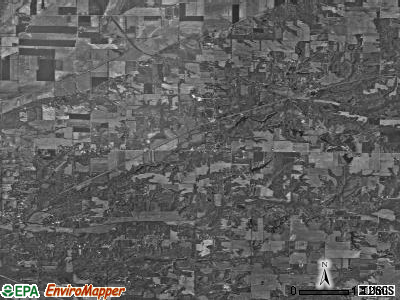 Nevins township, Indiana satellite photo by USGS
