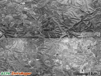 Farris township, Arkansas satellite photo by USGS