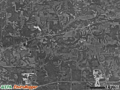 Warren township, Indiana satellite photo by USGS