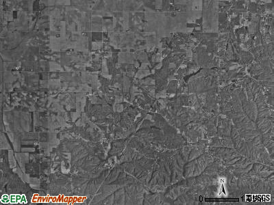 Gregg township, Indiana satellite photo by USGS