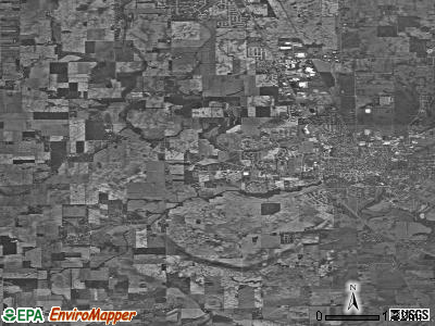 Franklin township, Indiana satellite photo by USGS
