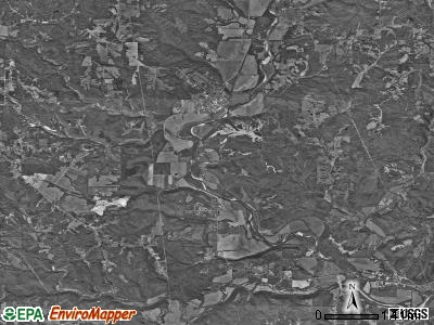 Laurel township, Indiana satellite photo by USGS