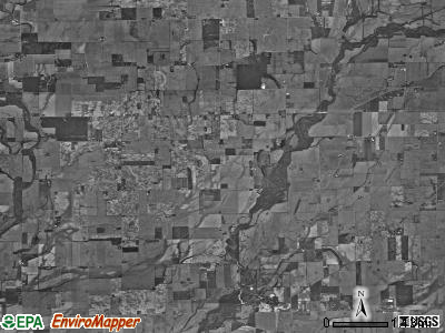 Hendricks township, Indiana satellite photo by USGS