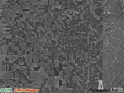 Ashland township, Indiana satellite photo by USGS