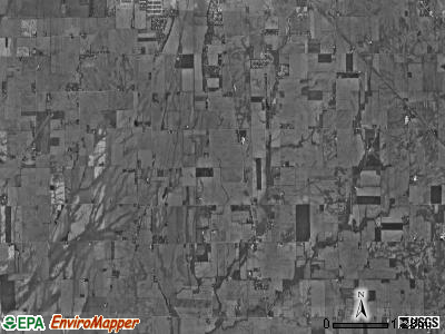 Shelby township, Indiana satellite photo by USGS