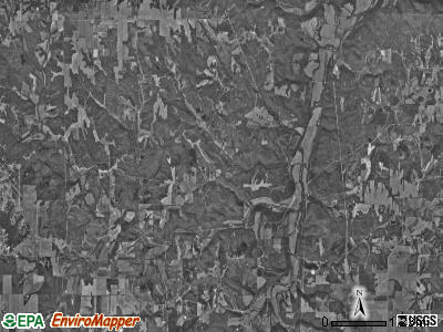 Salt Creek township, Indiana satellite photo by USGS