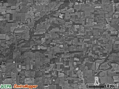 Jackson township, Indiana satellite photo by USGS