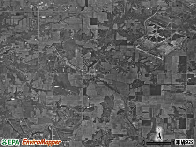 Riley township, Indiana satellite photo by USGS