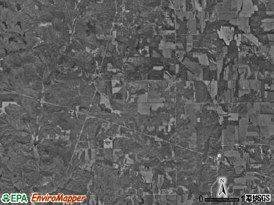Montgomery township, Indiana satellite photo by USGS