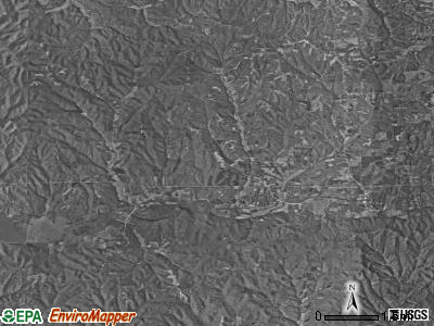 Jackson township, Indiana satellite photo by USGS