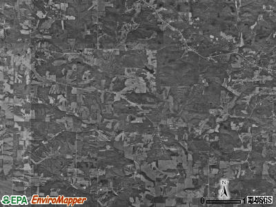 Lafayette township, Indiana satellite photo by USGS
