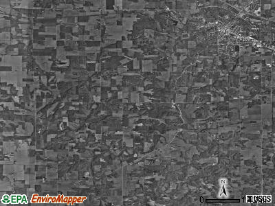 Laughery township, Indiana satellite photo by USGS